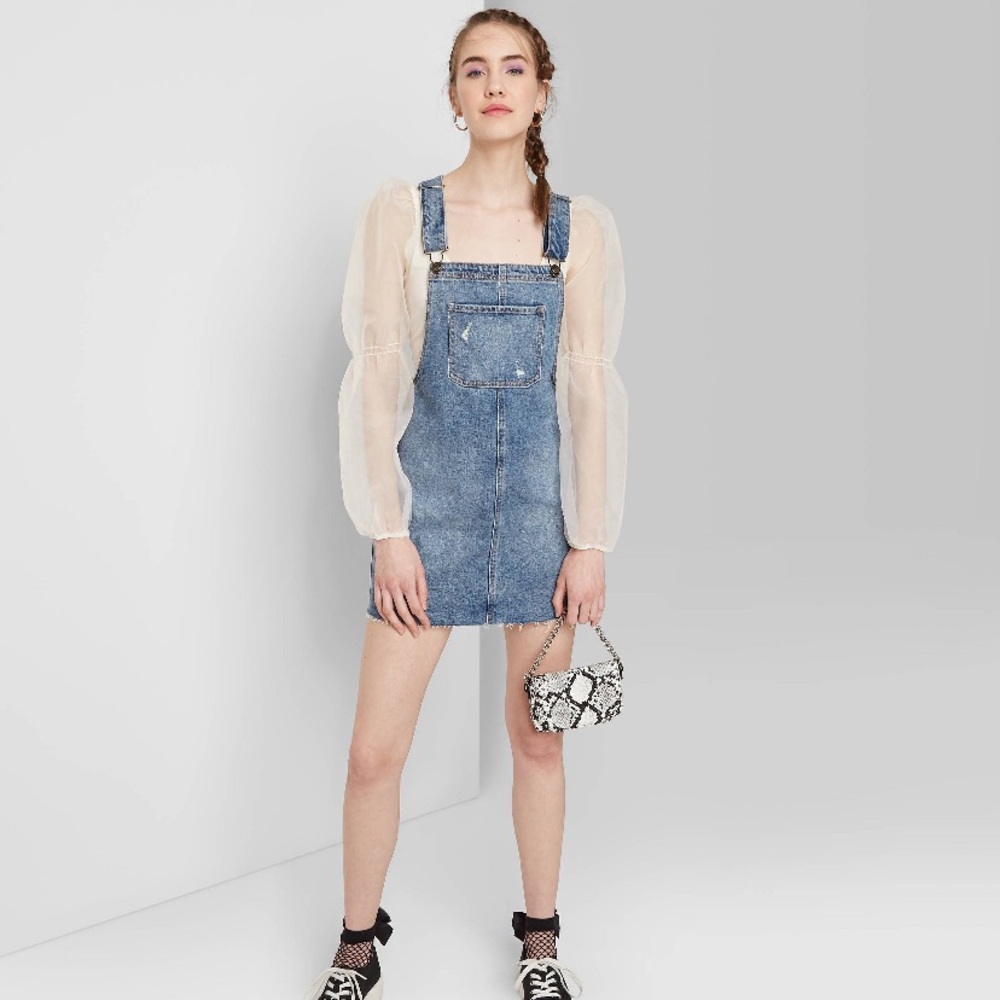 COPY - Women’s denim pinafore dress